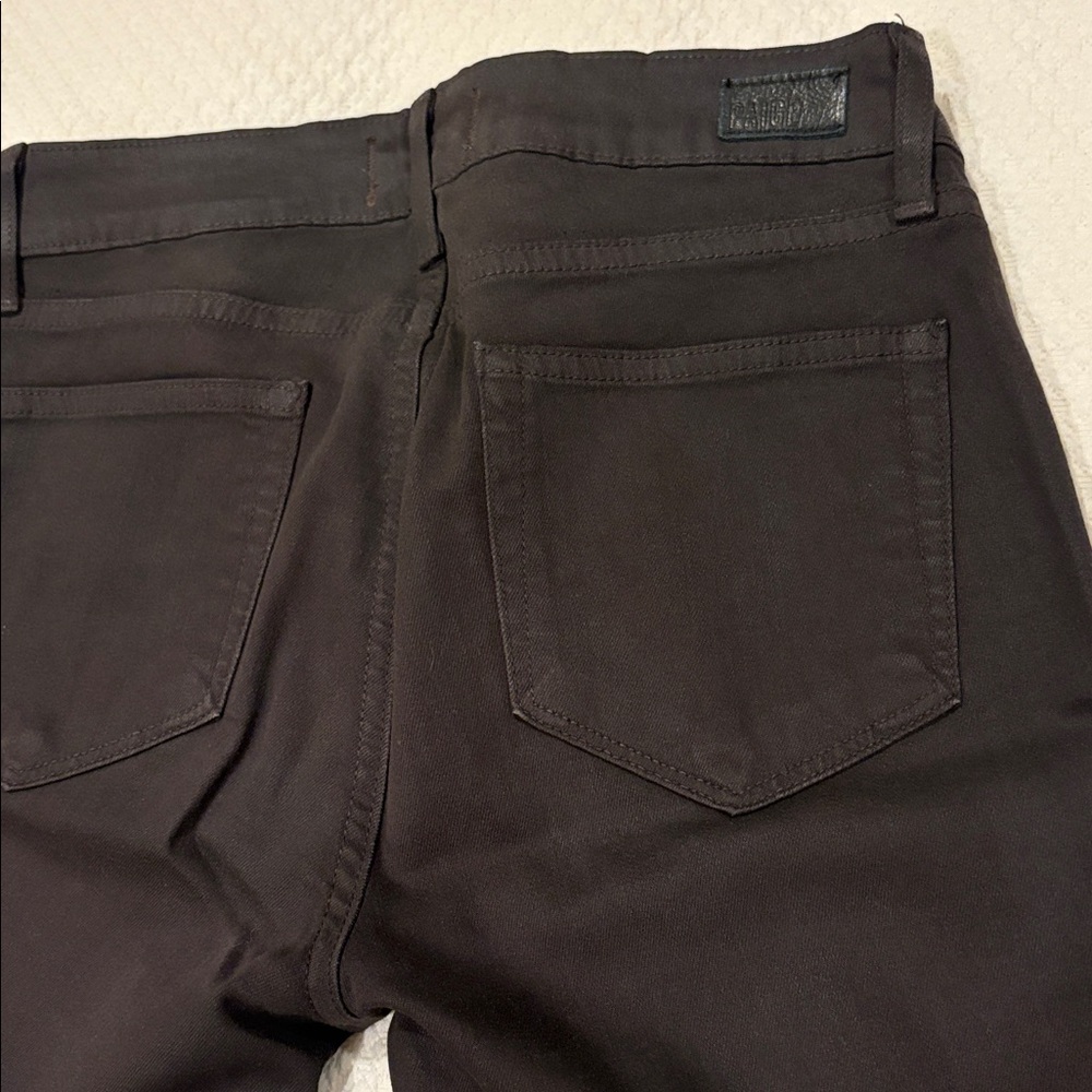 PAIGE Verdugo Ultra Skinny Jeans in dark chocolate brown - Picture 4 of 6